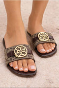 Spring/ Summer Gold Pendant Sandals