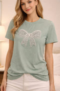 Pearl Gemstone Bow top