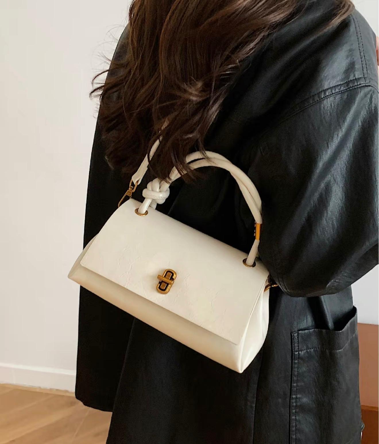 Versatile Cross-Body To Clutch Handbag- chained straps